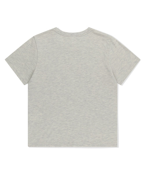 W BASIC LOGO TEE OATMEAL(MG2GSFT545A)