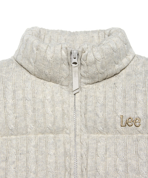Women's Knitwear Short-Down Oatmeal
