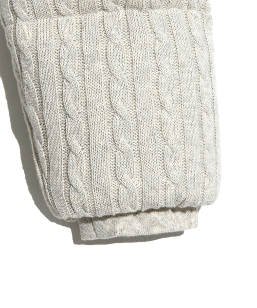 Women's Knitwear Short-Down Oatmeal