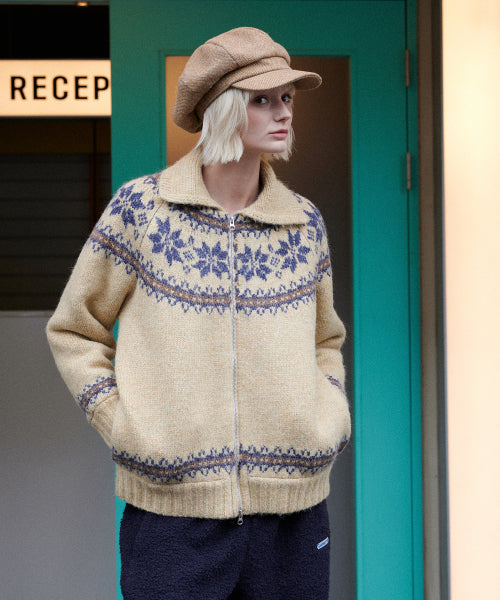 Wool Neps Newsboy Cap (Camel)