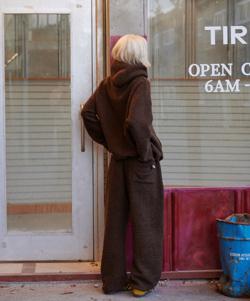 Teddy Wool Pants (Brown)