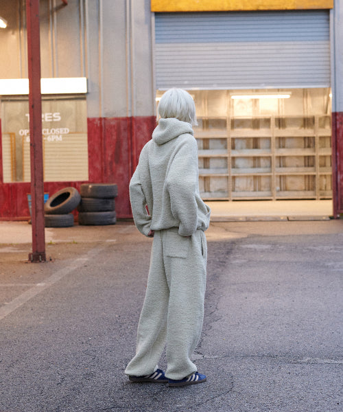 Teddy Wool Pants (Sand Beige)