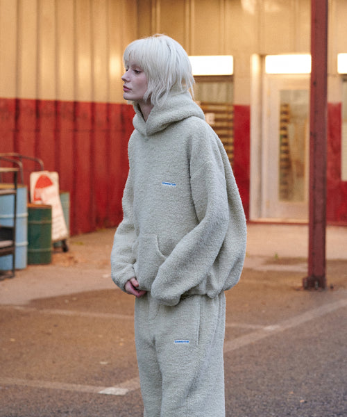 Teddy Wool Pants (Sand Beige)