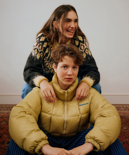 Grenade Puffer Jacket (Beige)