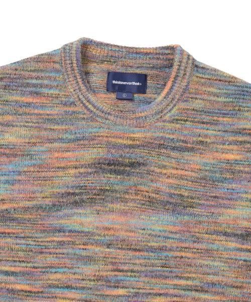 Static Knit Sweater Rainbow