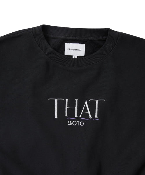 THAT 2010 W Crewneck Black