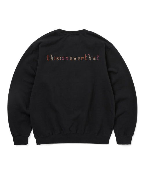 THAT Embroidered Crewneck Black