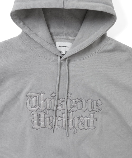 Old English Logo Hoodie Concrete