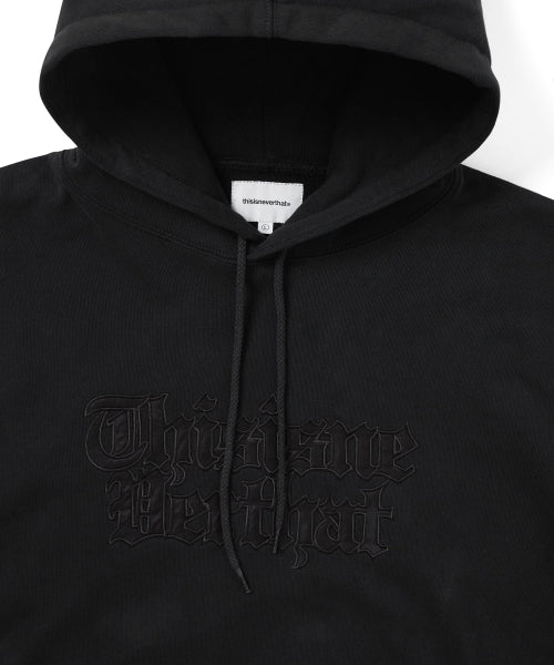 Old English Logo Hoodie Black