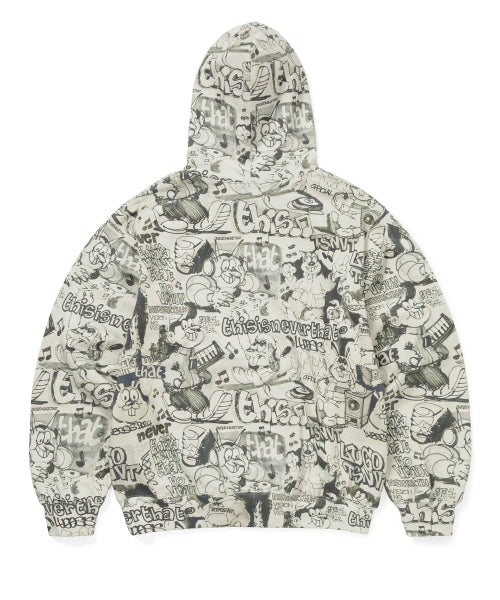 T-Logo Hoodie Graffiti