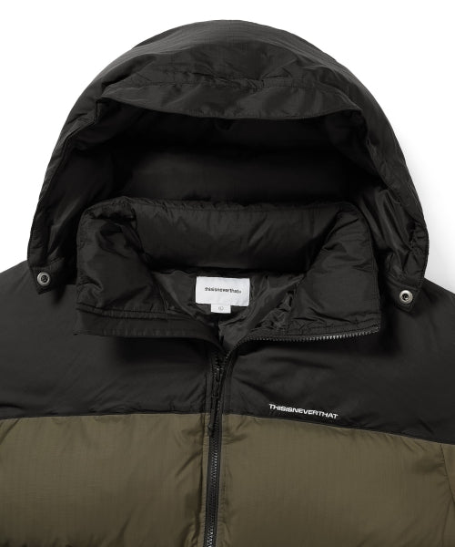 Multi-Ripstop Down Puffer Jacket Olive