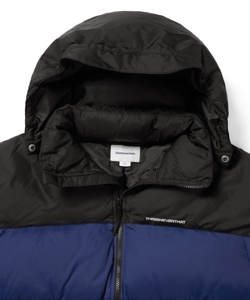 Multi-Ripstop Down Puffer Jacket Blue