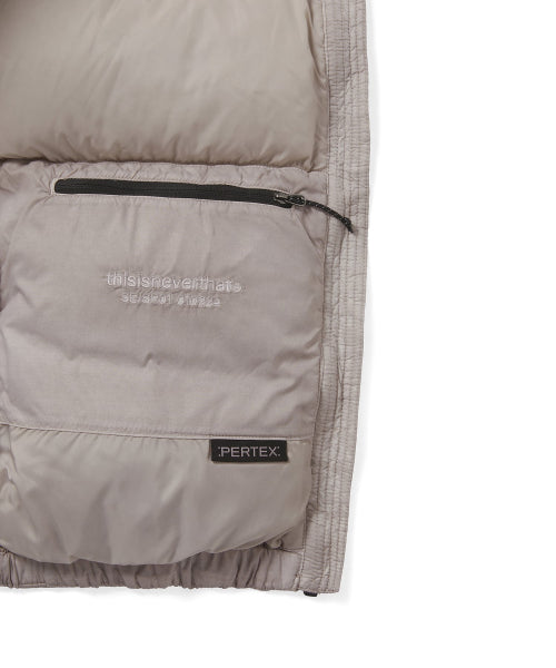 PERTEX Overdyed T Down Jacket Stone