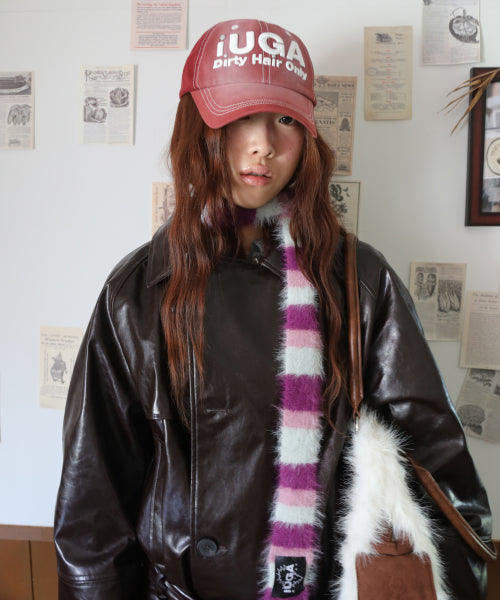 Washed Embroidery Ball Cap (Pink)