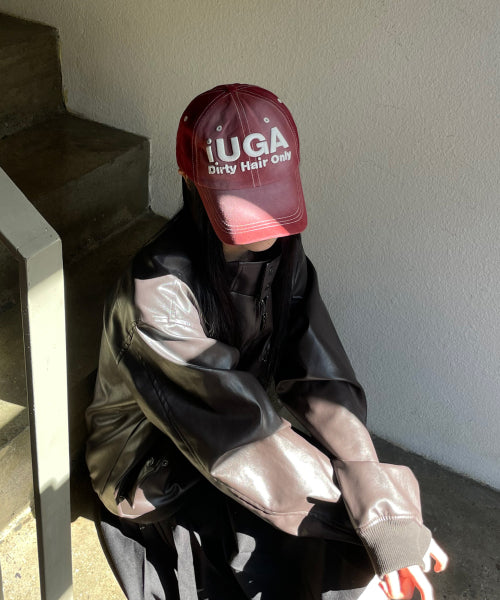 Washed Embroidery Ball Cap (Pink)
