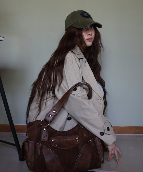 G Needlework Ball Cap (Khaki)