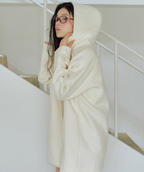 Freya Classic Hooded Coat [IVORY]