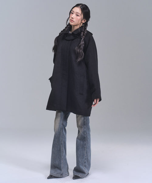 Freya Classic Hooded Coat [BLACK]