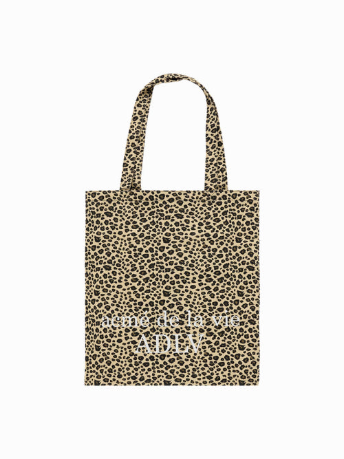 LEOPARD PRINT BASIC LOGO ECO BAG