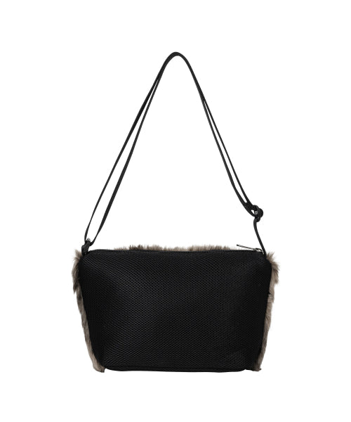 Fur Shoulder Bag Brown