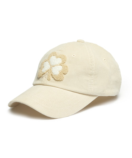 CLUB BUCKLE Embroidered Ball Cap - IVORY