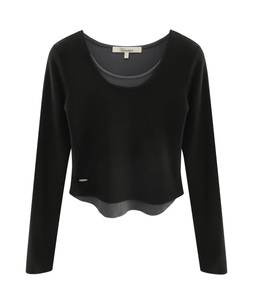 Vive Fake Layered Tee_3Colors