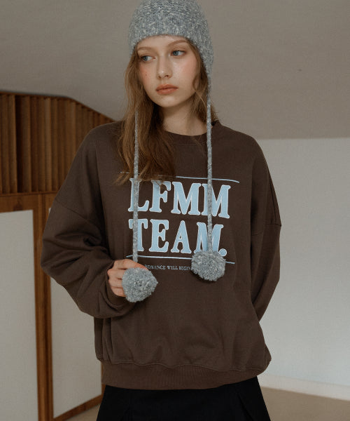 Atelier embroidered sweatshirt (brown)