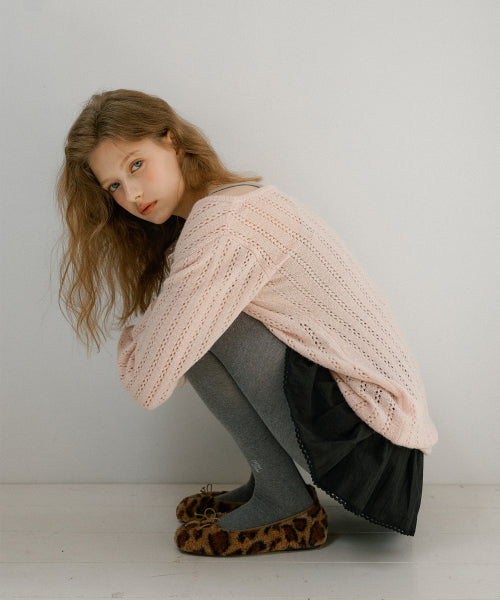 Blake wool knit dress (pink)