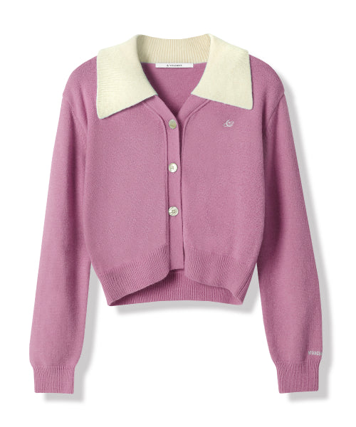 Sailor Collar Knit Cardigan_5Colors