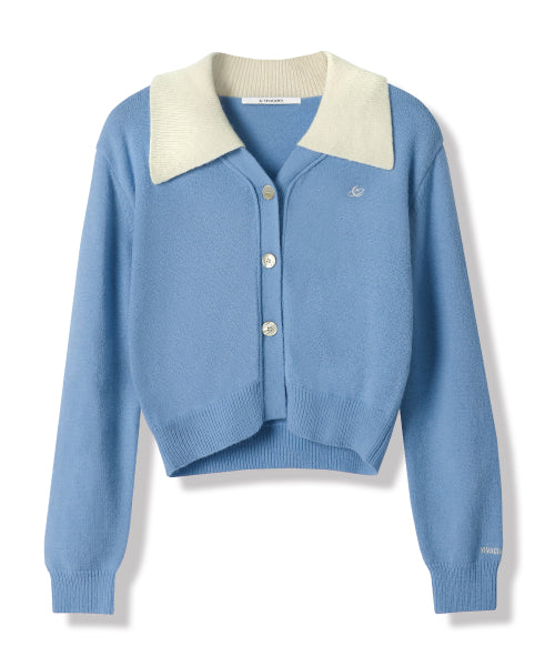 Sailor Collar Knit Cardigan_5Colors