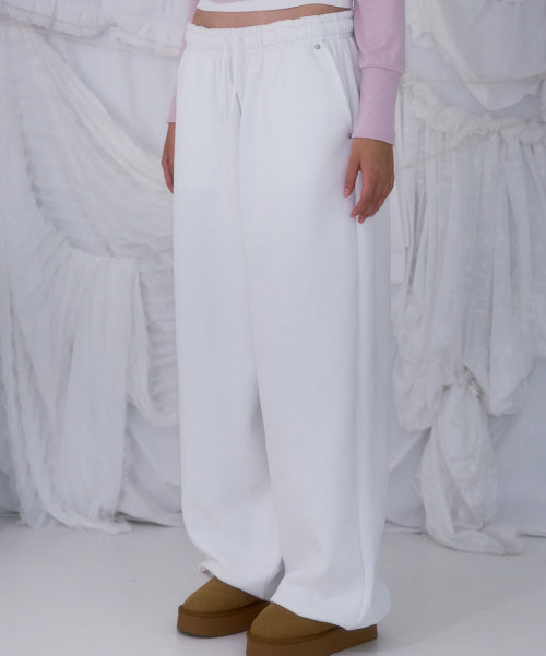 Back Point 2Way Sweatpants [Ivory]