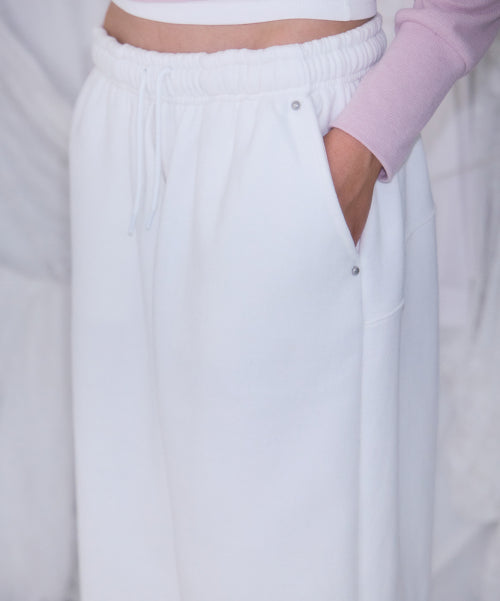 Back Point 2Way Sweatpants [Ivory]