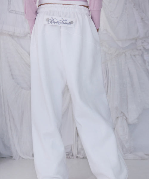 Back Point 2Way Sweatpants [Ivory]