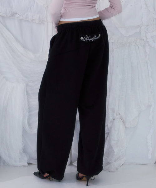 Back Point 2Way Sweatpants [Black]