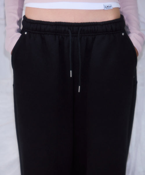 Back Point 2Way Sweatpants [Black]