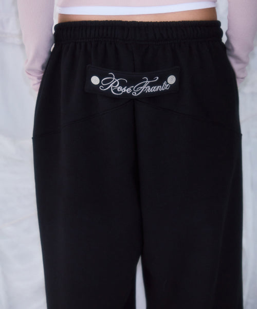 Back Point 2Way Sweatpants [Black]