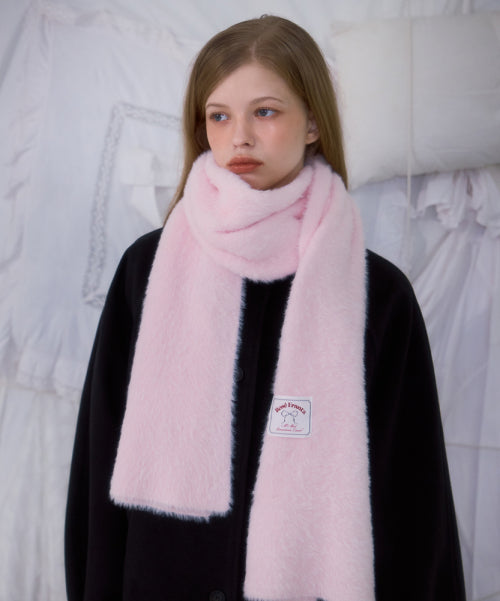 Cozy Fur Muffler [Pink]