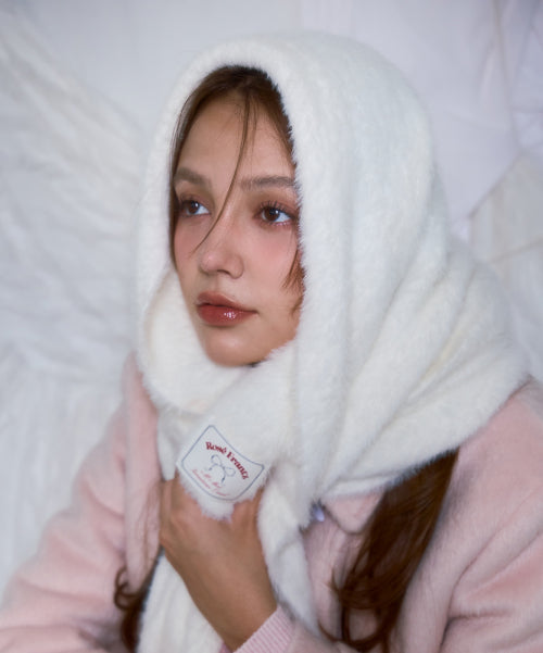 Cozy Fur Muffler [Ivory]