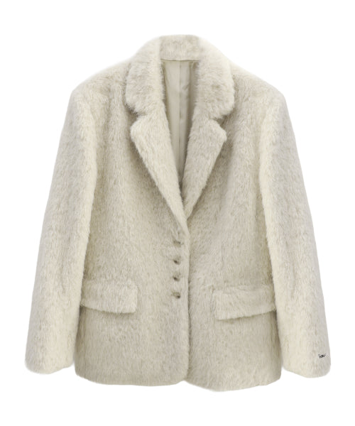 Elizabeth Boucle Blazer BLACK
