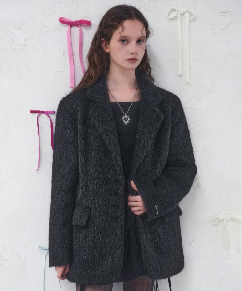 Elizabeth Boucle Blazer IVORY_2Colors