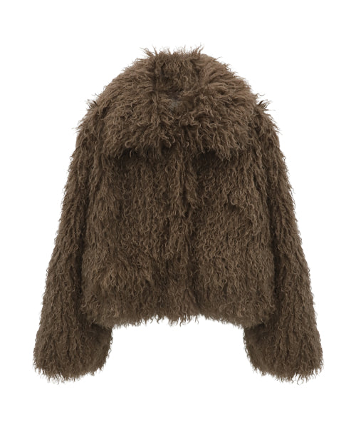 Misty Hairy Jacket BLACK