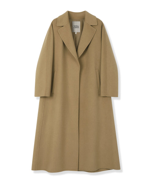 Langs Handmade Wool Coat BLACK