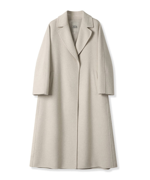 Langs Handmade Wool Coat BLACK