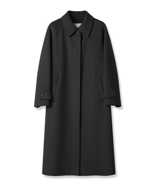 Louvre Handmade Wool Coat BLACK