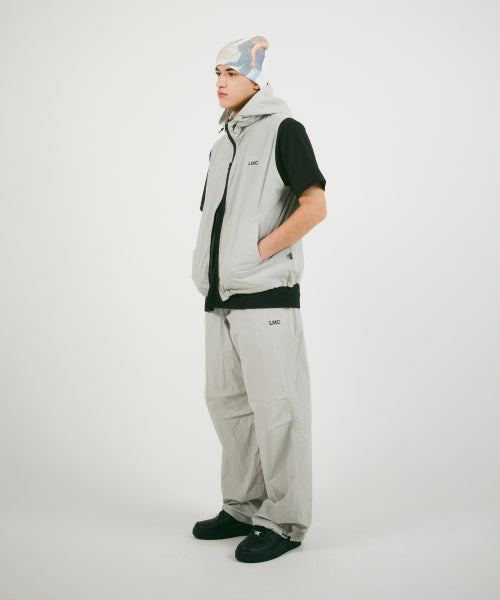 OG NYLON WIDE PANTS light gray