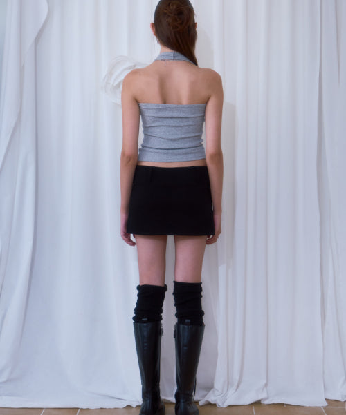 Pocket Mini Skirt [Black]