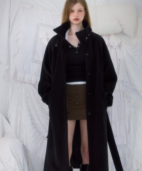 Pocket Mini Skirt [Khaki]