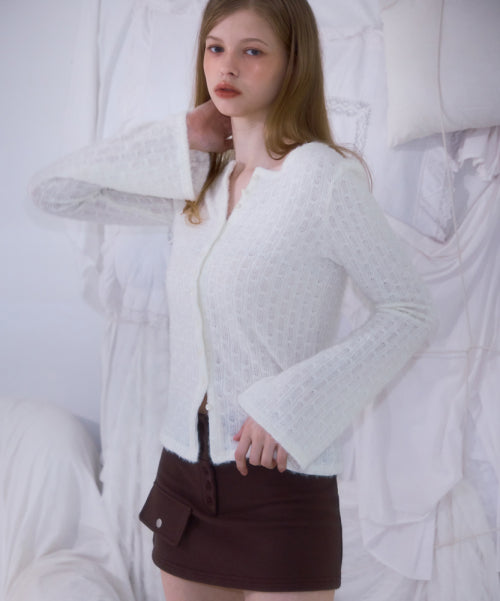 Pocket Mini Skirt [Brown]