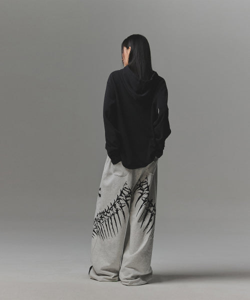 Snake Bone Sweat Pants - Light Grey