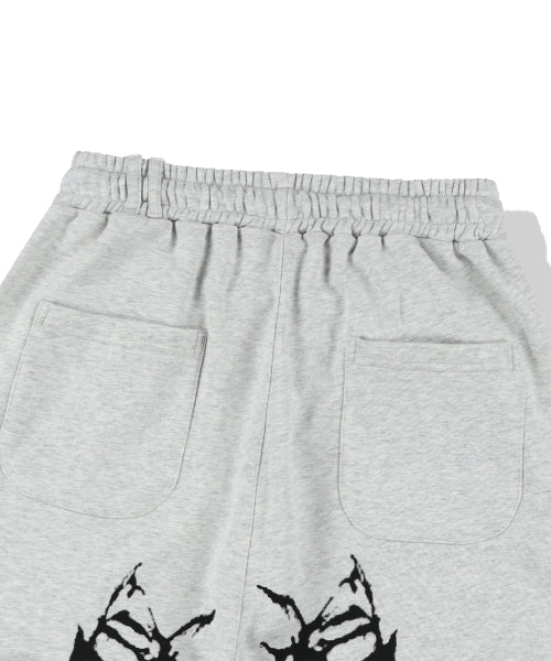 Snake Bone Sweat Pants - Light Grey